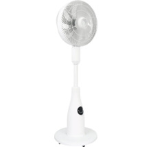 Weißer Ventilator mit Standfuß für den Innenbereich