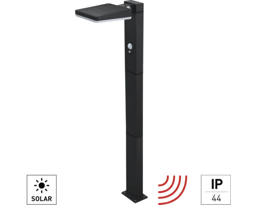 Solarleuchte mit Bewegungsmelder und Schutzart IP44