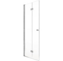 Duschabtrennung mit Drehtür aus Glas