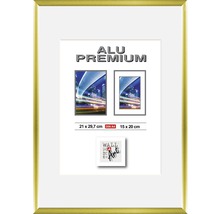 Bilderrahmen Alu Duo gold matt 21x30 cm-thumb-0