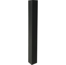 Schwarzer Pfosten aus Metall