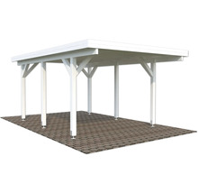 Einzelcarport Palmako Karl 11,7 m² 315 x 372 cm weiß