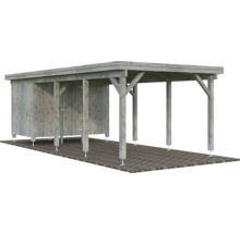 Holzcarport mit Geräteraum