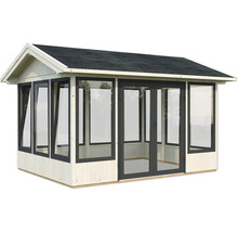 Pavillon Palmako Isabella 10,9 m² 401 x 303 cm natur