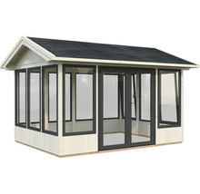 Pavillon Palmako Isabella 10,9 m² 401 x 303 cm natur