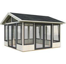 Pavillon Palmako Isabella 14,7 m² 401 x 401 cm natur
