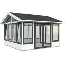 Pavillon Palmako Isabella 14,7 m² 401 x 401 cm weiß