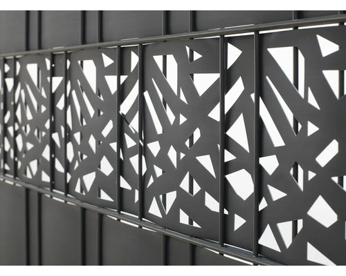 Sichtschutzstreifen Konsta für Doppelstabmatte PVC 5 Streifen 251,5 x 19,2 cm anthrazit Sichtschutzstreifen Konsta für Doppelstabmatte PVC 5 Streifen 251,5 x 19,2 cm anthrazit