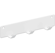 Garderobenleiste mit drei Haken zur Wandmontage