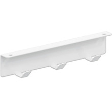 Garderobenleiste mit drei Haken zur Wandmontage