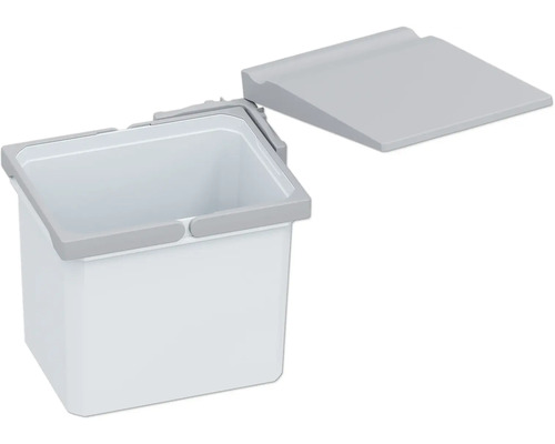 Abfallsammler Einbaumülleimer Wertstoffsammler Vauth-Sagel VS ENVI Single-12L 12 l silber grau Abfallbehälter mit Schwingdeckel