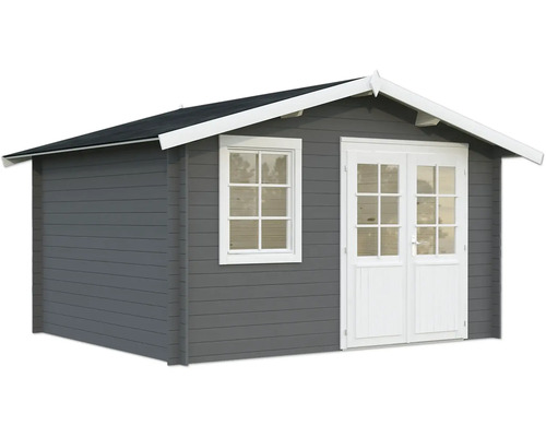 Gartenhaus Palmako Klara 10,4 m² 424 x 354 cm grau