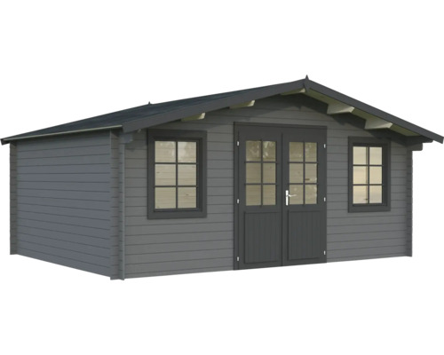 Gartenhaus Palmako Klara 17 m² 518 x 420 cm dunkelgrau-anthrazit