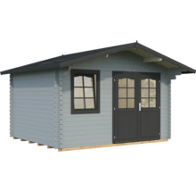 Holzgartenhaus mit Fenster und Doppeltür
