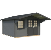 Holzgartenhaus mit Fenster und Doppeltür