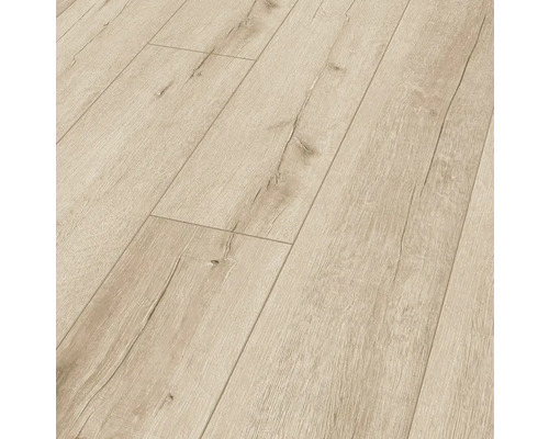 Helle Laminatboden-Oberfläche mit Holzstruktur
