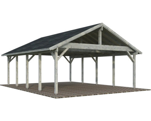 Holz Carport mit Dach