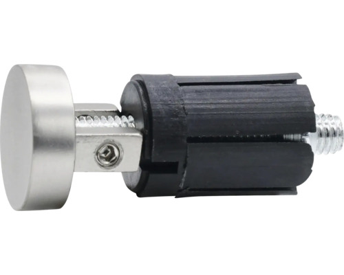 Glasbefestigung mit Schraubgewinde