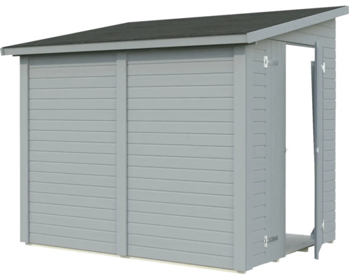 Gartenhaus Palmako Mia 3,6 m² inkl. Fußboden 244 x 178 cm hellgrau