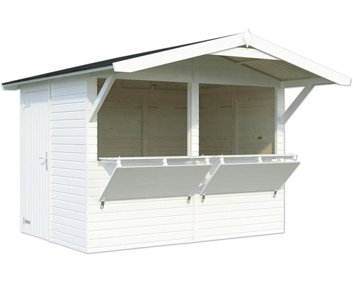 Marktstand Palmako Stella 5 m² 311 x 267 cm weiß