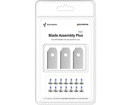 Segway Navimow Ersatzklingen und Schrauben, 12 Stück