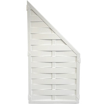 Zauntür aus Holz mit schrägem Oberteil für Gartenzäune