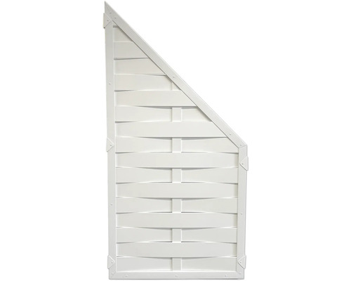 Zauntür aus Holz mit schrägem Oberteil für Gartenzäune