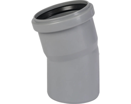 HT-B Bogen 15° DN 75 mm Abwasserrohrbogen aus Kunststoff