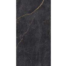 Dunkelgraue Bodenfliese mit Marmorstruktur