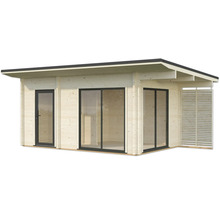 Gartenhaus Palmako Cecilia 14,2 m² inkl. Fußboden 645 x 459 cm natur