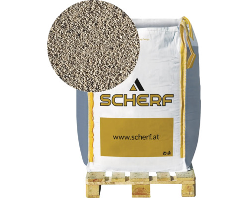 Sack mit Split auf einer Palette, Marke Scherf