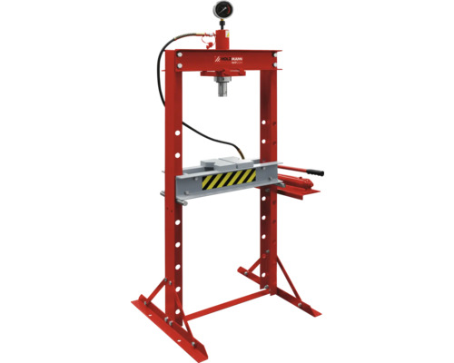 Werkstattpresse mit Manometer und Stahlkonstruktion