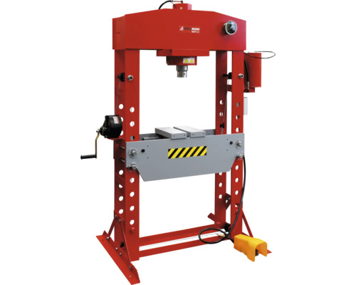 Holzmann Werkstattpresse mit Manometer, 75 Tonnen Presskraft