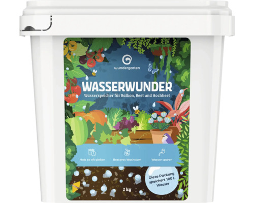 Wasserwunder Beet & Balkon Wundergarten Wasserspeicher 2 kg