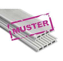 Muster von Terrassendielen aus Kunststoff Muster von Terrassendielen aus Kunststoff
