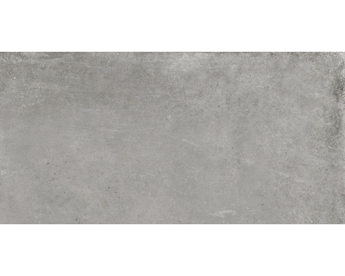 Feinsteinzeug Bodenfliese Cortina grey 30x60 cm grau matt rektifiziert