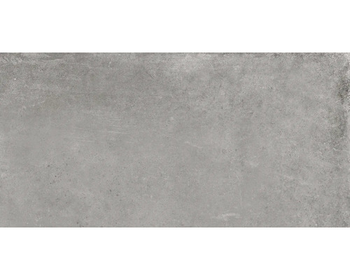 Feinsteinzeug Bodenfliese Cortina grey 60x120 cm grau matt rektifiziert