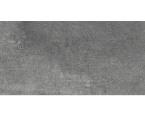 Feinsteinzeug Bodenfliese Cortina graphite 60x120 cm anthrazit matt rektifiziert