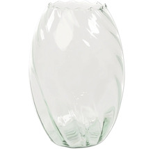 Dekorative Vase aus durchsichtigem Glas