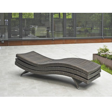 Gartenliege Destiny WAVE Stapelliege 206x70x40cm, verstellbar, ohne Auflage