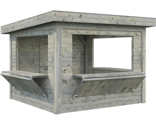 Holz Gartenbar mit zwei Klapptheken