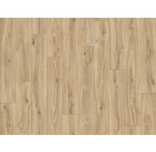 Verlegtes Laminat mit Holzoptik für den Innenbereich.