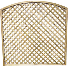 Holzspalier mit Bogen