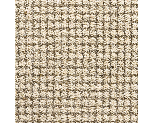 Teppichboden Schlinge Houston beige FB9112 400 breit (Meterware) Nahaufnahme eines beigen Teppichbodens mit melierter Textur