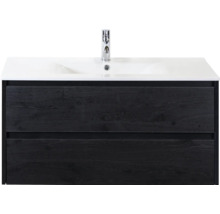 Waschtischunterschrank mit zwei Schubladen und Armatur