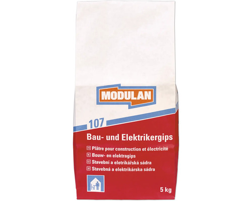 MODULAN 107 Bau- und Elektrikergips weiß 5 kg