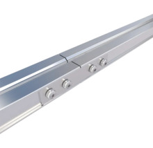 Aluminiumprofil mit Schrauben