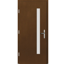 Haustür DW02 Kiefer/Eiche Aformosia 1100x2100 mm DIN Links (nach innen öffnend)