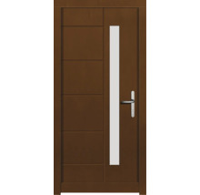 Haustür DW02 Kiefer/Eiche Aformosia 1000x2100 mm DIN Rechts (nach innen öffnend)