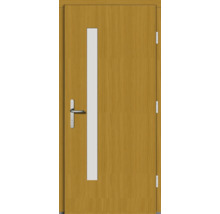 Haustür DW02 Kiefer/Eiche S12-Honig 1000x2100 mm DIN Rechts (nach innen öffnend)